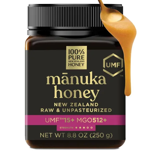 Vista 8 de Miel de Manuka UMF 10+ (MGO 261+) 100% Miel Pura de Nueva Zelanda - Certificada. Cruda, 8.8 Oz (250g) Raw & Unfiltered Manuka Honey UMF 10+