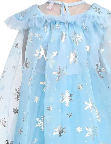 Vista 4 de Kidswant Toddler Baby Girls Luxury Princess Party Halloween Cosplay Costume Dress Up with Accessorries