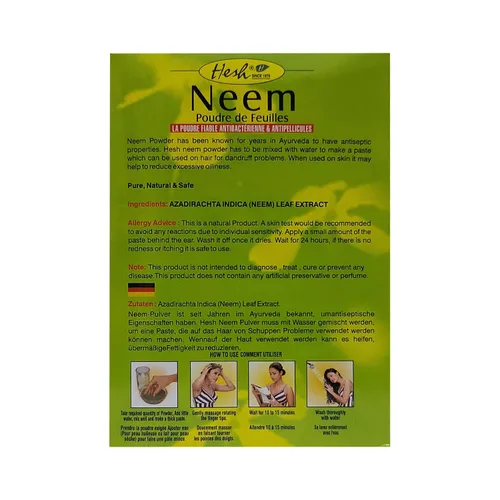Vista 4 de Hesh Polvo de hojas de neem (50G)