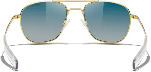 Vista 4 de MERRY'S Gafas de sol polarizadas militares clásicas cuadradas aviador para hombres o mujeres S8636