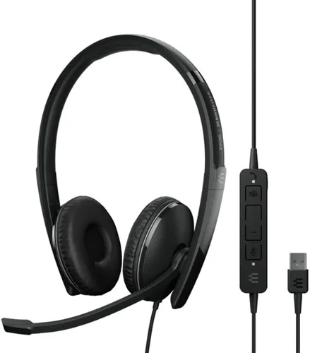 Vista 4 de EPOS Adapt 165T USB II - Auriculares con cable de doble cara - Conectividad Jack de 0.138 in/USB - Certificación de equipos - UC optimizado - Sonido