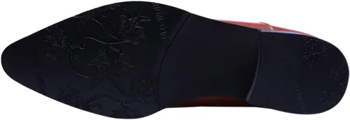 Vista 4 de Santimon Botas de Tobillo de Cuero Genuino para Hombre, con Cremallera, Puntera Puntiaguda, Botas Casuales de Moda