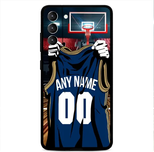 Vista 17 de Nombre y número personalizados – Atlanta Basketball Jersey – Funda de silicona líquida para Samsung Galaxy S26 S25 S24 S23 S22 S21 Plus S20 + Ultre