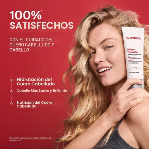 Vista 5 de DR.FORHAIR Folligen - Máscara de codificación para el cuero cabelludo, 1.69 fl oz