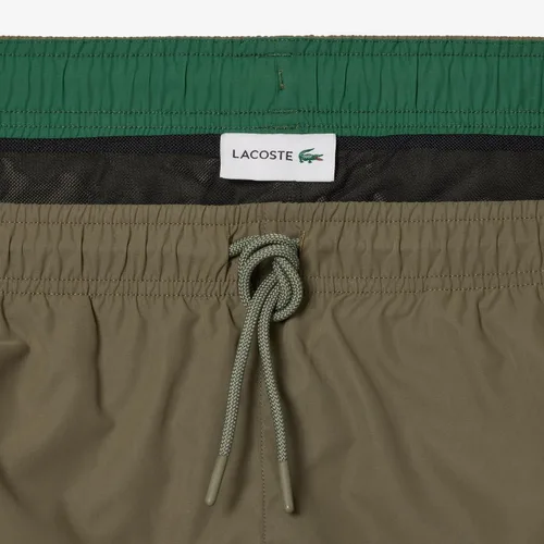 Vista 44 de Lacoste Bañador de secado rápido para hombre de 5.5 pulgadas