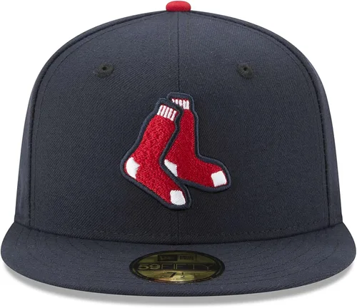 Vista 2 de New Era 59FIFTY Boston Red Sox Navy MLB 2017 Auténtica Colección En Campo Alternate Gorra