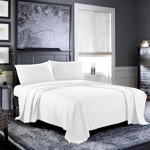 Vista 23 de Pure Bedding Juego de Sábanas Twin - Sábanas de Cama de Microfibra Ultra-Suave 1800 - Doble Cepillado - Bolsillos Profundos - Ajuste Fácil - Extra