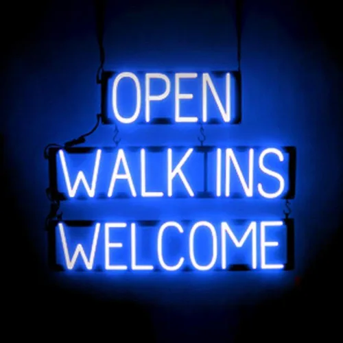 Vista 23 de SpellBrite Letrero LED Neon BARBER SHOP para negocios - Blanco, 24" x 15