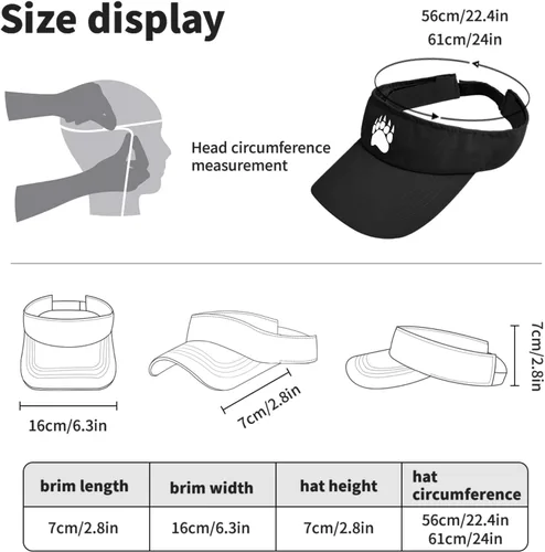 Vista 4 de devor Dad Hats The Bear's Tracks Baseball Cap for Women Funny Hat Adjustable