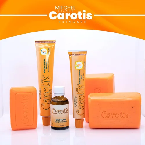 Vista 8 de CAROTÏS, Crema iluminadora para la piel 1.7 onzas líquidas / 1.76 oz Ayuda a eliminar pigmentos en: cara, rodillas, cuerpo, axilas y áreas
