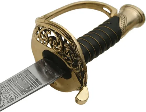 Vista 23 de Medieval Warrior Sable conmemorativo de caballería estadounidense con vaina