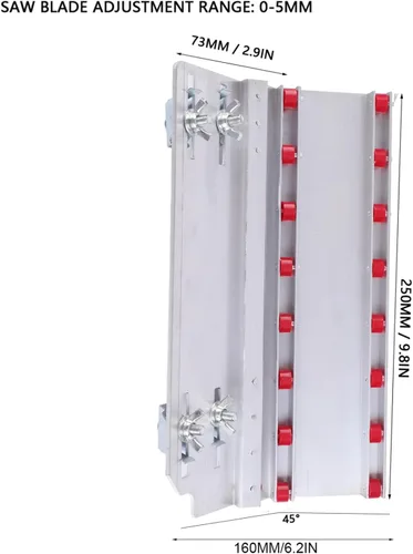 Vista 2 de YWBL-WH Máquina de biselado de azulejos Herramienta de corte de ángulo de 45 grados Máquina manual de corte de piedra de escritorio Herramienta