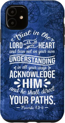 Vista 8 de Trust in Lord with All Your Heart Proverbio 3:5-6 - Carcasa cristiana para iPhone 17