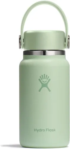 Vista 30 de Hydro Flask Micro Bottle - Mini frasco aislado a prueba de fugas para bolso o bolsillo en 6.7 onzas, verde agave