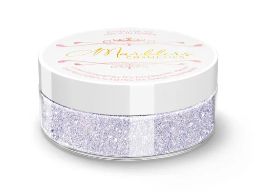 Vista 197 de MARBLERS Polvo de mica natural grueso [perla azul acero] 0.11 onzas (0.11 oz) altamente pigmentado no tóxico, vegano, libre de crueldad animal