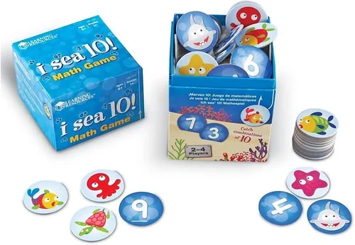 Vista 4 de Learning Resources juego de matemáticas ¡Marveo 10! (I Sea 10!)