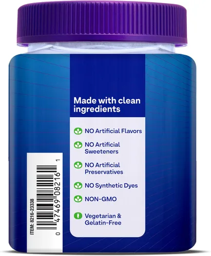 Vista 7 de Natrol Ashwagandha - Gomitas completas, soporte diario de estrés 3 en 1, apoya un mejor estado de ánimo, reduce el estrés ocasional y la fatiga, 30