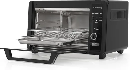 Vista 3 de BLACK+DECKER Crisp 'N Bake™ Horno tostador para freír digital de 6 rebanadas