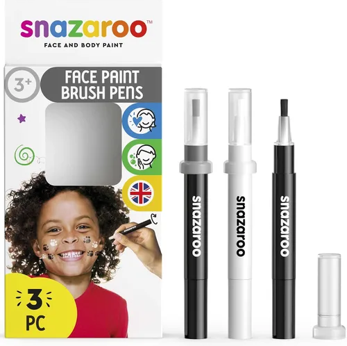 Vista 12 de Snazaroo Juego de 5 pinceles de pintura facial, aventura