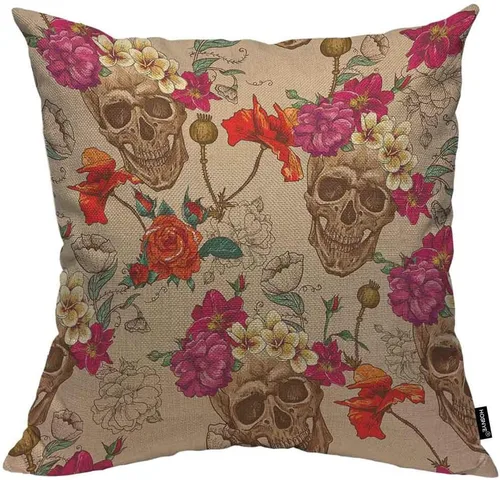Vista 32 de HOSNYE Funda de almohada decorativa de árboles de abeto y pino 16x16, árboles verdes saludables en un cojín de almohada de abeto antiguo, funda