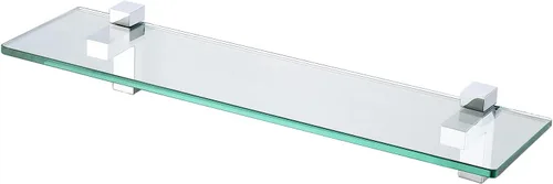 Vista 15 de KES BGS3201S40-2 - Estante de cristal de pared para baño, estante de 16 pulgadas montado en la pared, acabado de níquel cepillado, BGS3201S40-2