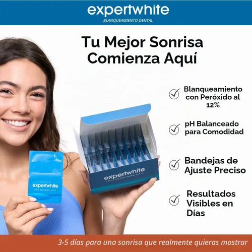 Vista 4 de Flexfit™ Bandejas blanqueadoras de dientes precargadas - Blanqueador dental profesional con peróxido de hidrógeno al 12%, tecnología Dryfit™ lista