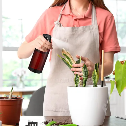 Vista 3 de Hsei - 20 botellas de spray ámbar de 16 onzas, plástico recargable