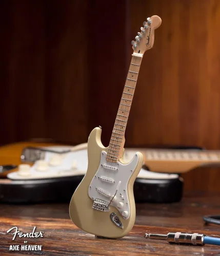 Vista 3 de Axe Heaven FS-013 Fender Strat Crema Acabado Miniatura Réplica de Guitarra