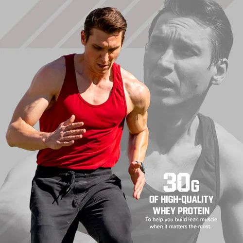 Vista 3 de Six Star Whey Protein Powder Plus - Fórmula de construcción muscular y recuperación con polvo aislado de suero de leche, BCAAs, 30g de proteína