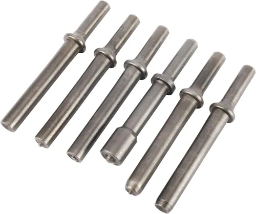 Vista 6 de YaeCCC Martillo neumático de remache de aire para alisado resistente, martillo de aire de acero, cincel, martillo neumático para remache medio hueco