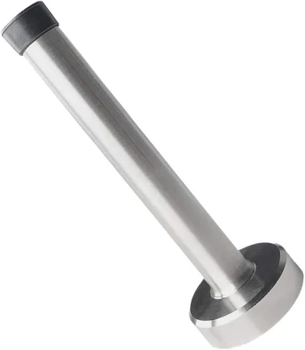 Vista 14 de KOLAKO Topes de puerta, tope de puerta de acero inoxidable, tope de puerta de 5 pulgadas (120 mm) de largo con punta de goma, protector de pared