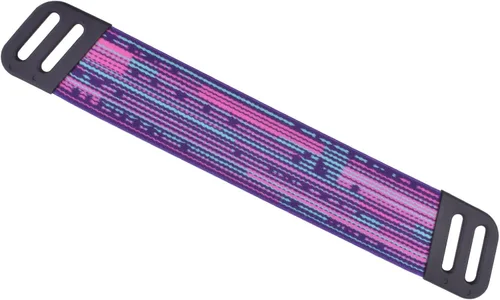 Vista 3 de G733 - Correa para auriculares G733, repuesto para auriculares Logitech G733 inalámbricos G335 con cable para juegos (vector menta) (rayas moradas)