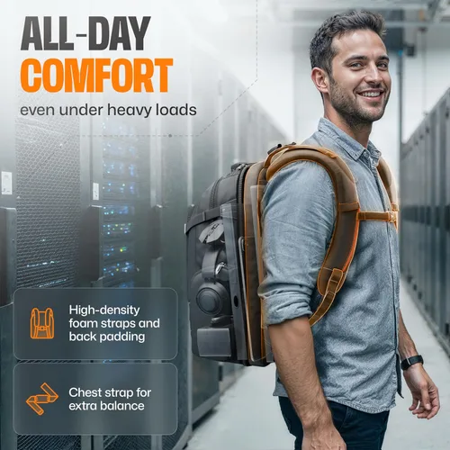 Vista 5 de Everki (EKP120) mochila para portátiles de hasta 18.4 pulgadas