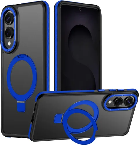 Vista 11 de Funda para Samsung Galaxy S24 Plus, soporte de anillo magnético ajustable [compatible con Magsafe], [protección a prueba de golpes de grado militar]