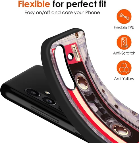 Vista 3 de Funda para Galaxy A13 5G, funda de goma de silicona suave, protección completa a prueba de golpes, protección contra caídas para Samsung Galaxy A13