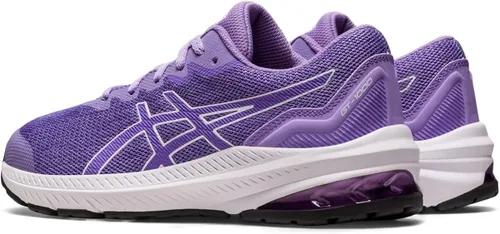 Vista 3 de ASICS GT-1000 11 Grade - Tenis de correr para niños, NegroRojo Eléctrico
