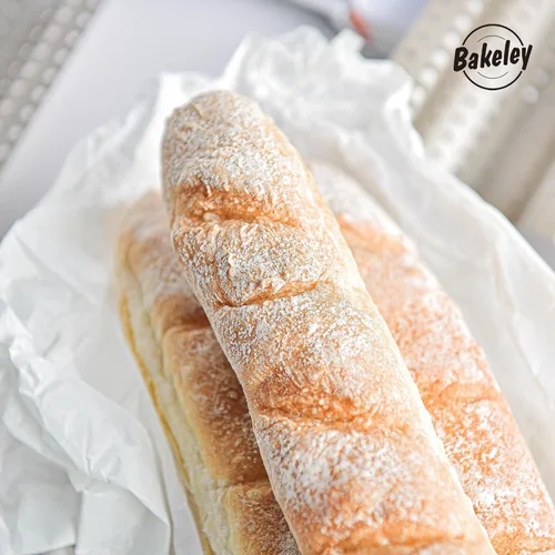 Vista 8 de Pan de baguette francés, bandeja perforada para hornear baguette de 2 panes, 14.75 x 9.45 pulgadas, sartén antiadherente ultraventilada para hornear