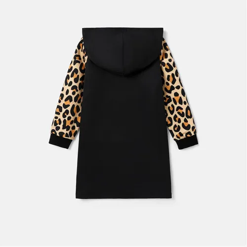 Vista 2 de L.O.L. Surprise! Sudaderas con capucha para niñas, jóvenes, niños, leopardo, sudadera con capucha de manga larga, bolsillo