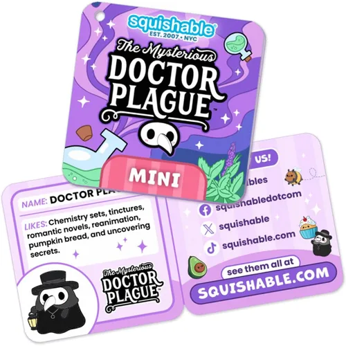 Vista 5 de Peluche Squishable / Mini Doctor de plagas, 7 pulgadas