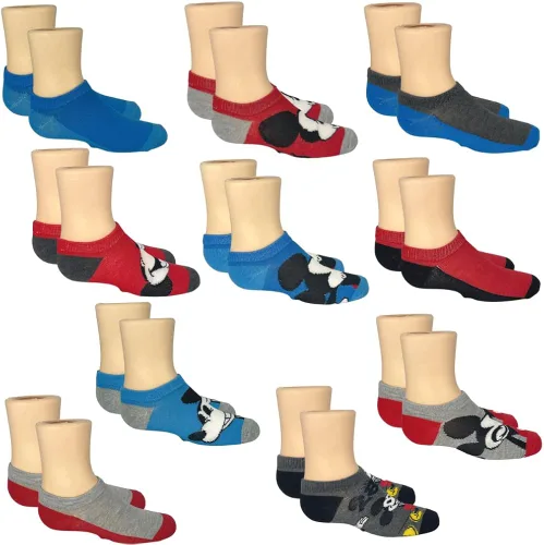 Vista 2 de RALME Juego de calcetines, paquete múltiple de 10 pares, no se muestra, talla de zapato 10 niños pequeños a 4 niños grandes