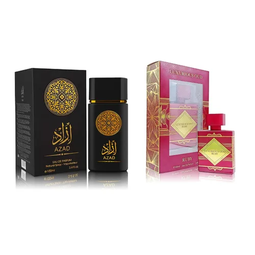 Vista 28 de Set de Perfume para Hombre AZAR, 2 x 100ml Eau de Parfum Fragancia Especiada y Amadeirada con Tabaco, Café y Vainilla Aroma Audaz y Sofisticado