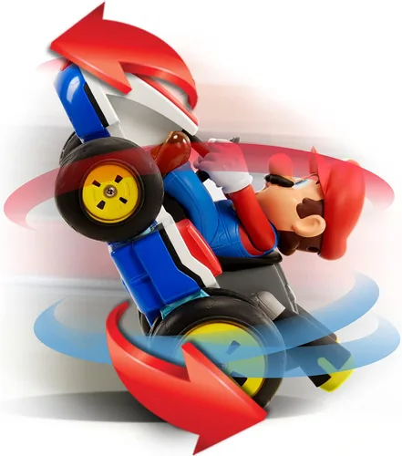 Vista 6 de World of Nintendo Mario Kart 8 auto antigravedad a control remoto 2.4 GHz