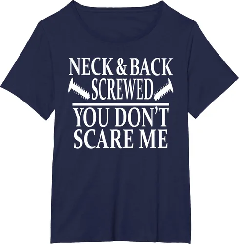 Vista 15 de Camiseta divertida para recuperación de cirugía de columna vertebral y cuello y espalda, Negro