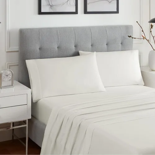 Vista 9 de Eclipse Sleep Solutions Plaza Cooling King - Juego de sábanas de 4 piezas en Peacoat