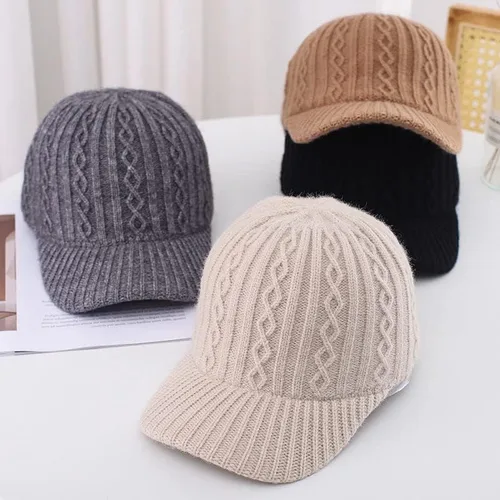 Vista 3 de INOGIH Gorro de invierno cálido para mujer, gorro de invierno para hombre y adolescente