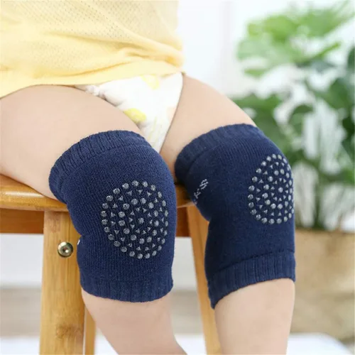 Vista 3 de Rodilleras unisex para bebé, 5 deslizantes, para bebés, pares de rodilleras para niños pequeños, calcetines para niños, talla 6, calcetines