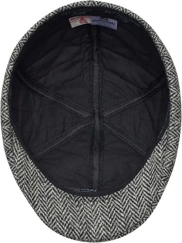 Vista 3 de Sterkowski Gorra Rusty Duckbill Gorra plana de tweed Harris para hombres y mujeres 6 paneles cálida y transpirable