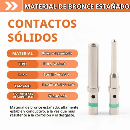 Vista 3 de Kit de 504 piezas de conectores Deutsch con herramienta de engarce, conectores DT de 2/3/4/6/8/12 pines con herramienta de extracción, contactos