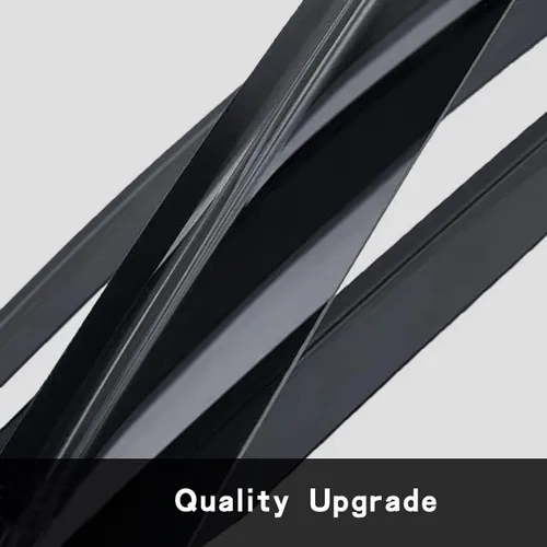 Vista 5 de 4pcs Sun Rain Vent Exterior Door Deflector Guard Trim Window Visors Left Driver Right Passenger Side Outside Mount Channel Style Reinforced Acrylic