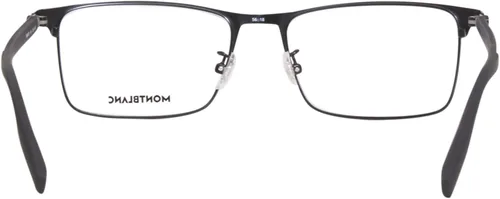 Vista 4 de Gafas de sol Montblanc MB 0187 O- 004 NegroTransparente Negro Transparente Negro